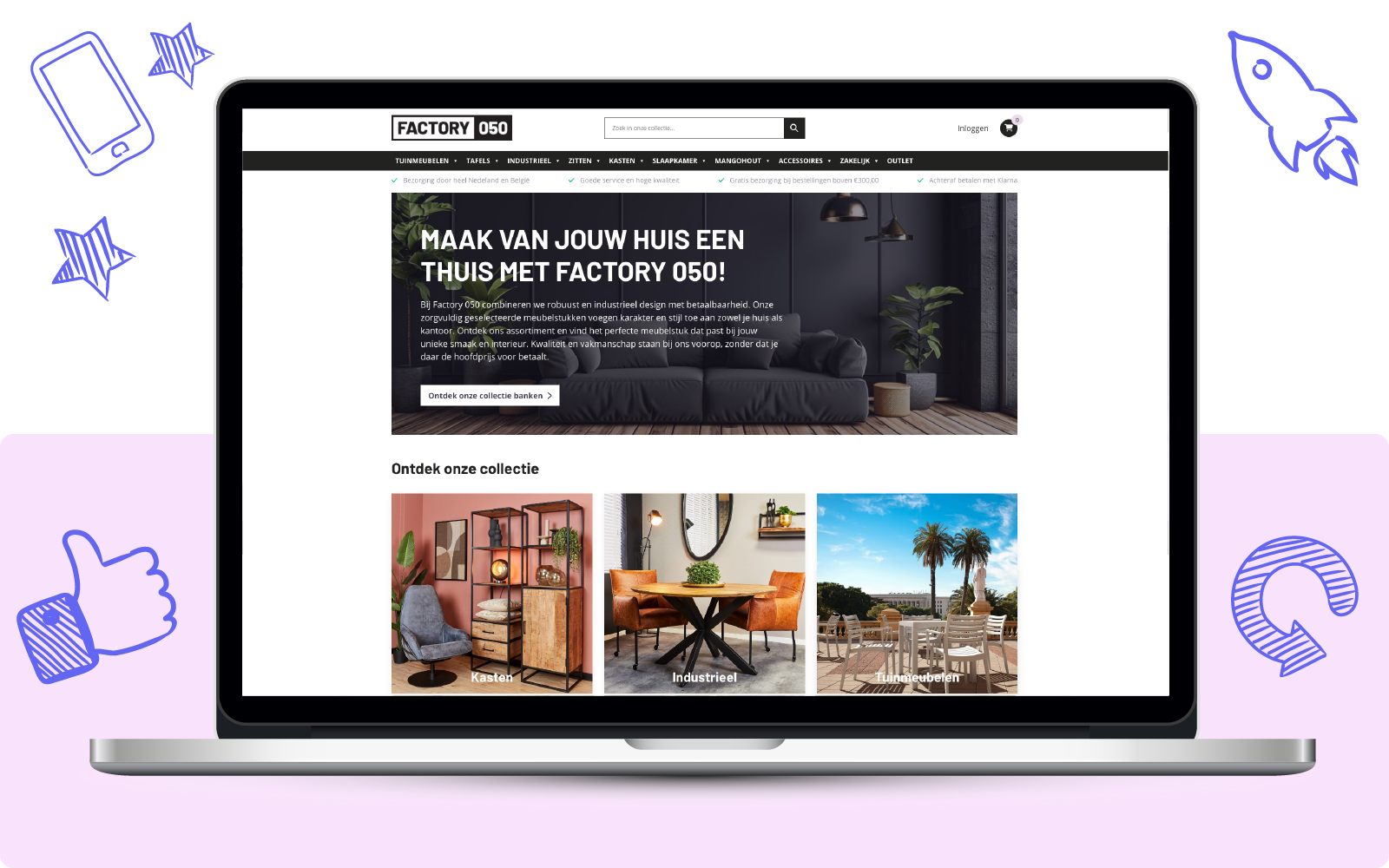 Factory050 webshop