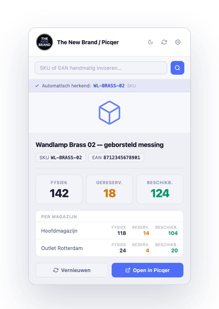 Picqer Product Info — overzicht